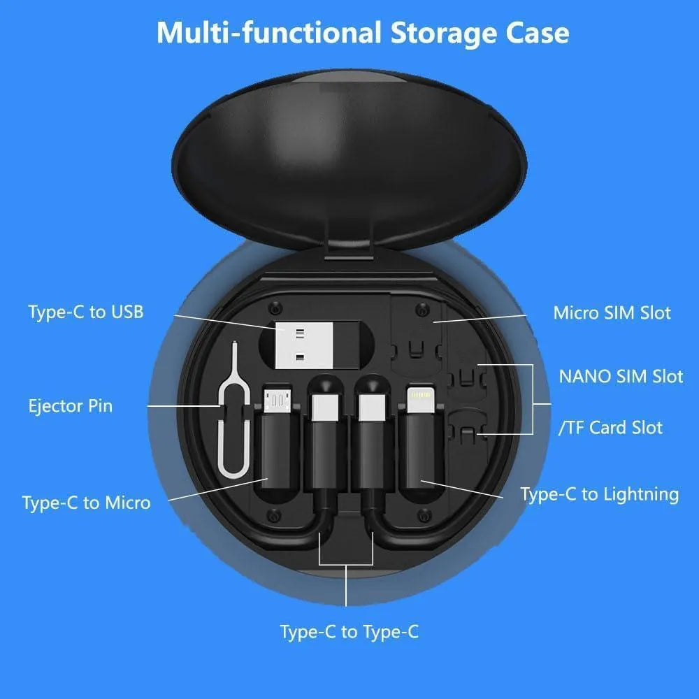 5-in-1 60W Fast Charging Data Cable Set