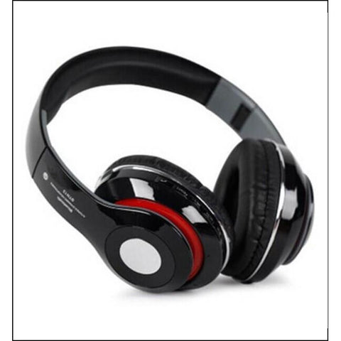 Sleek Black Bluetooth Headphones