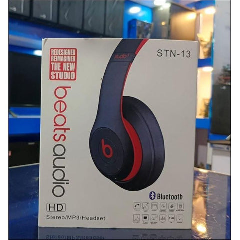 Sleek Black Bluetooth Headphones